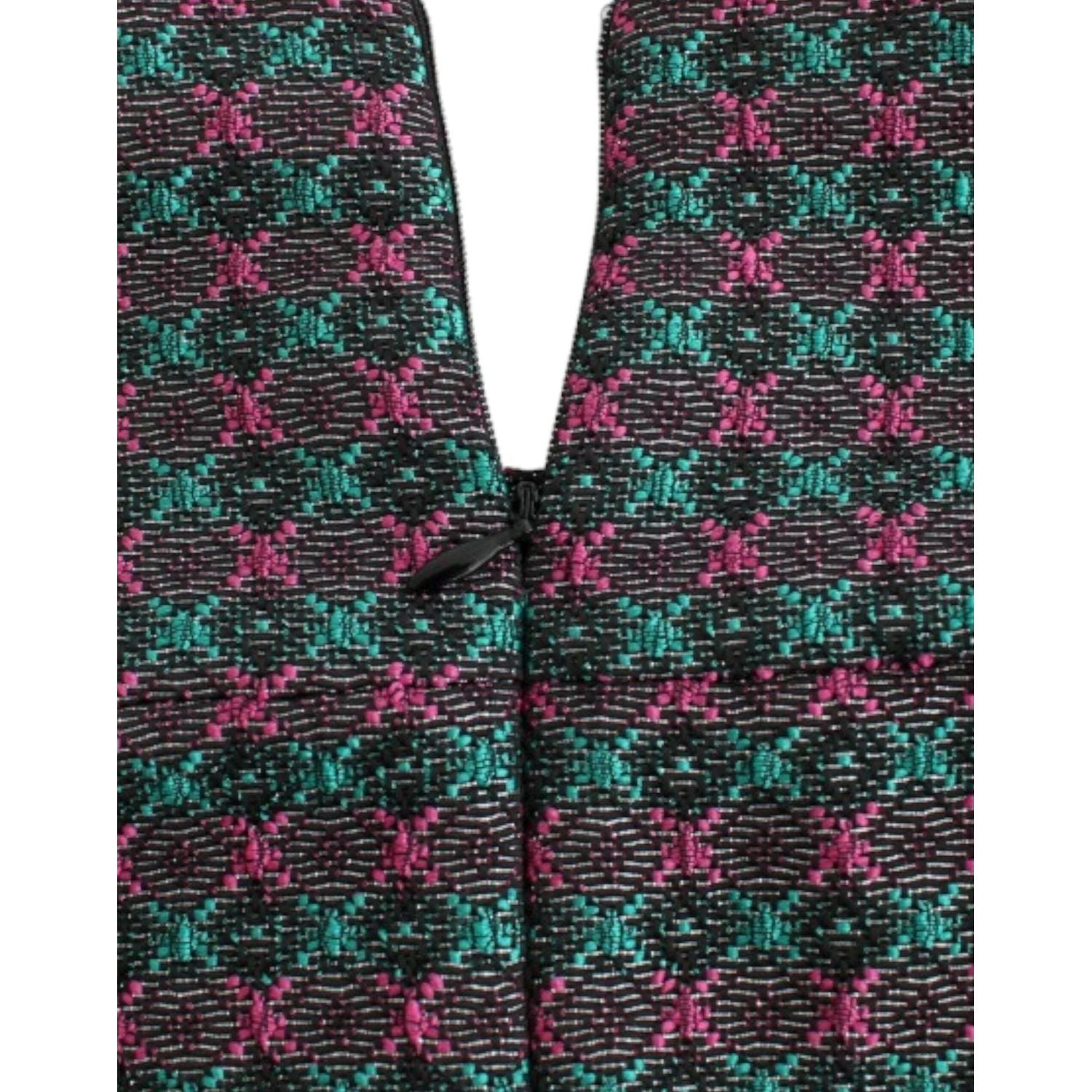 فستان دوريس الطويل بأكمام قصيرة متعدد الألوان من CO|TE