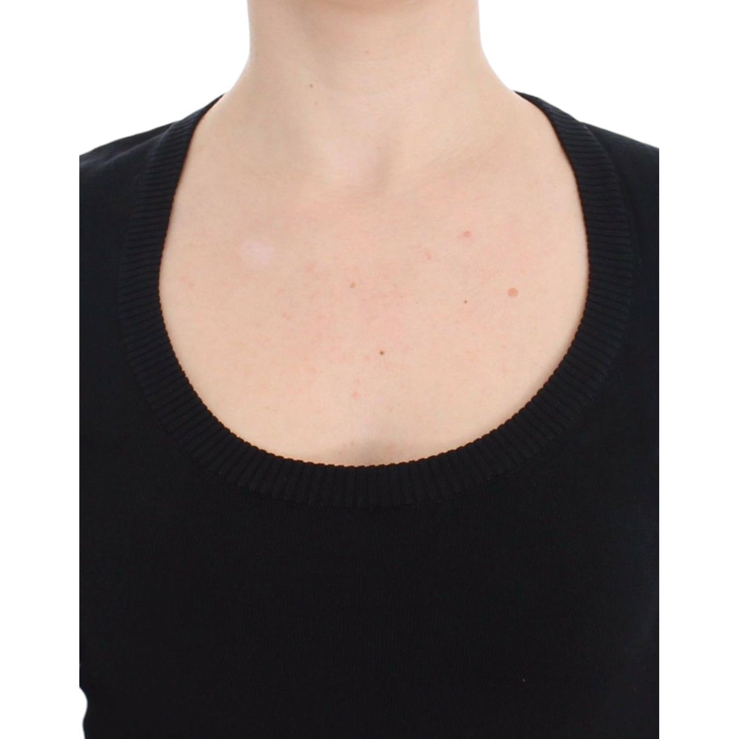 سترة دولتشي آند غابانا الأنيقة ذات الرقبة الدائرية السوداء