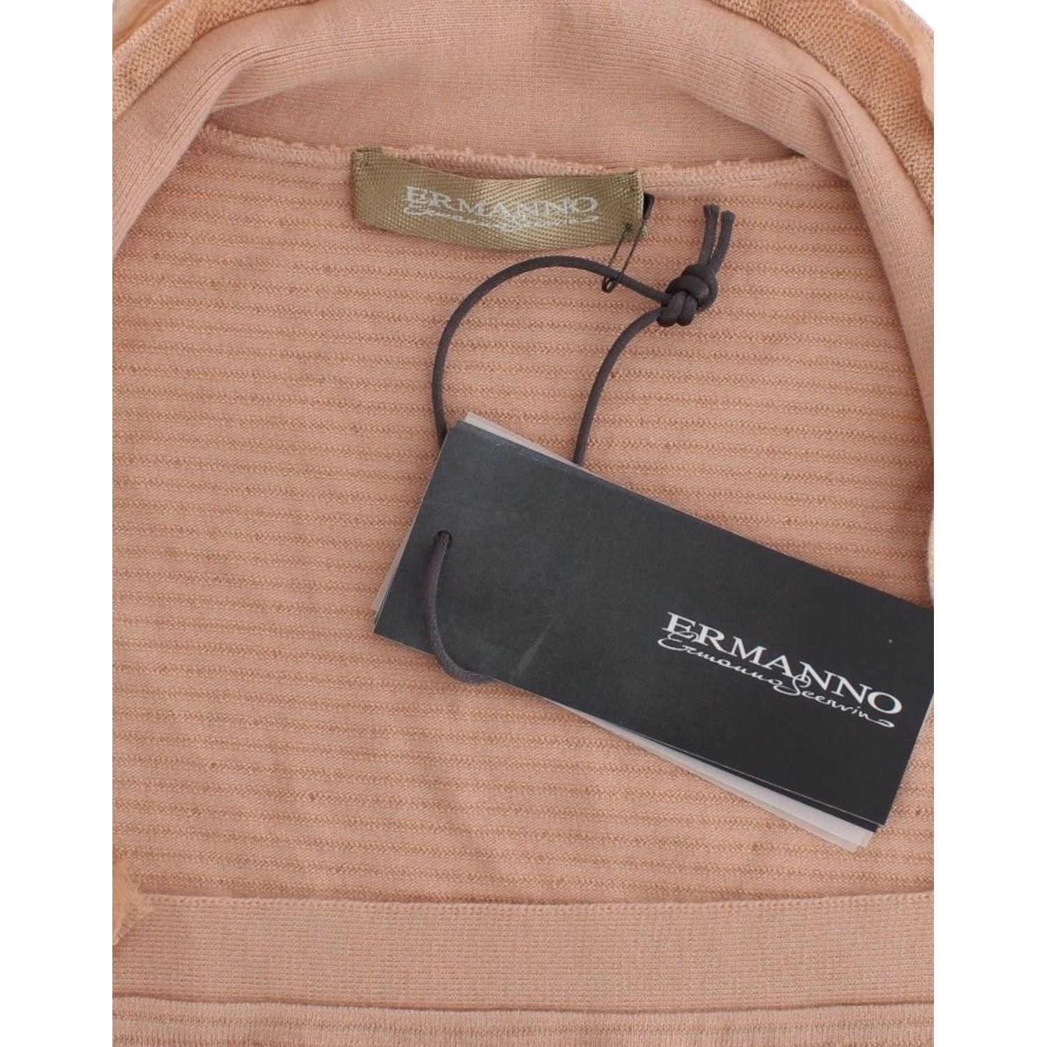 سترة برتقالية أنيقة مخططة من مزيج الصوف من Ermanno Scervino