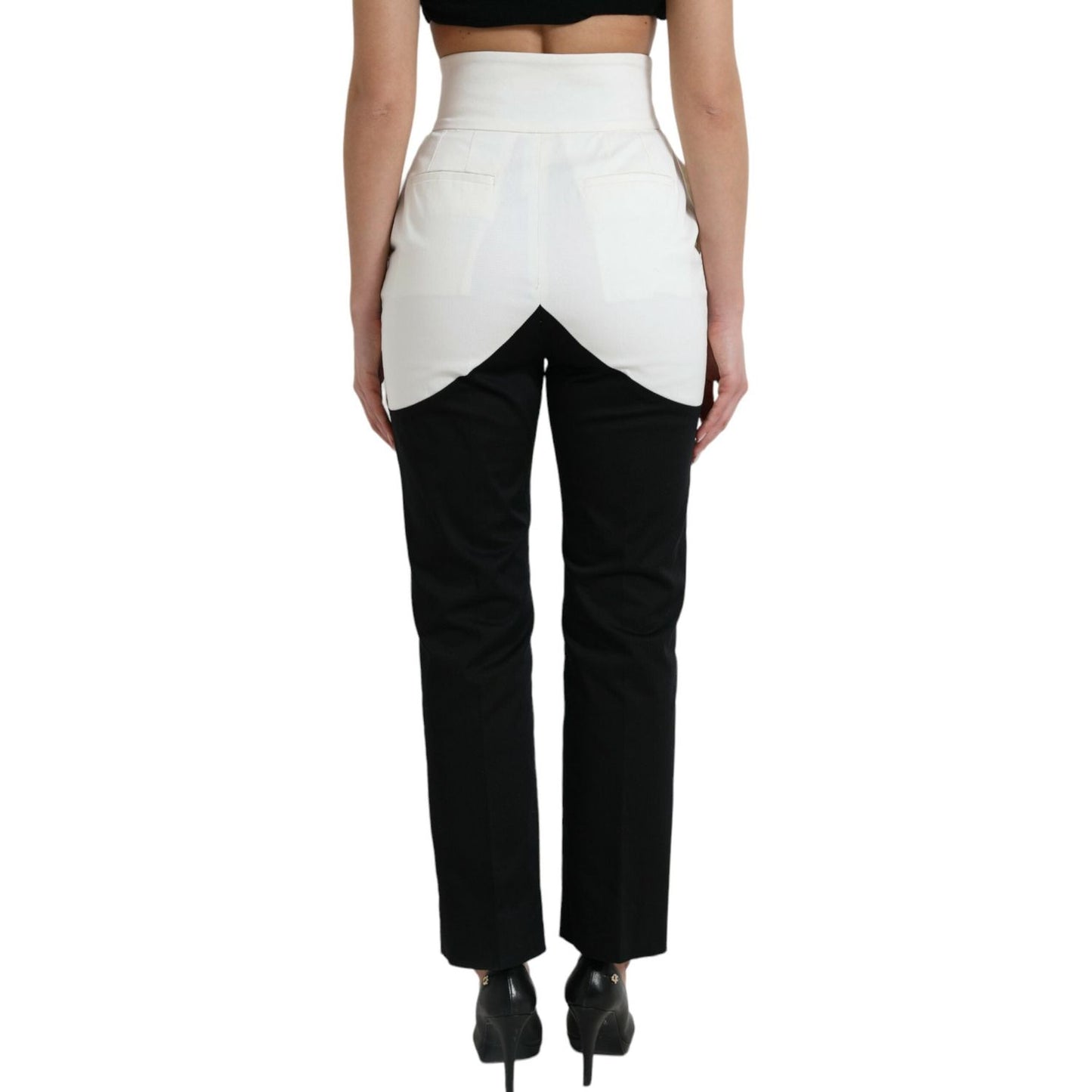 Dolce & Gabbana High Waist Tapered Chic Pants Dolce & Gabbana