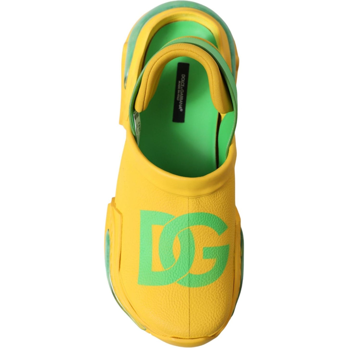 Dolce & Gabbana Chic Rubber Clogs Slippers in Lush Colors Dolce & Gabbana