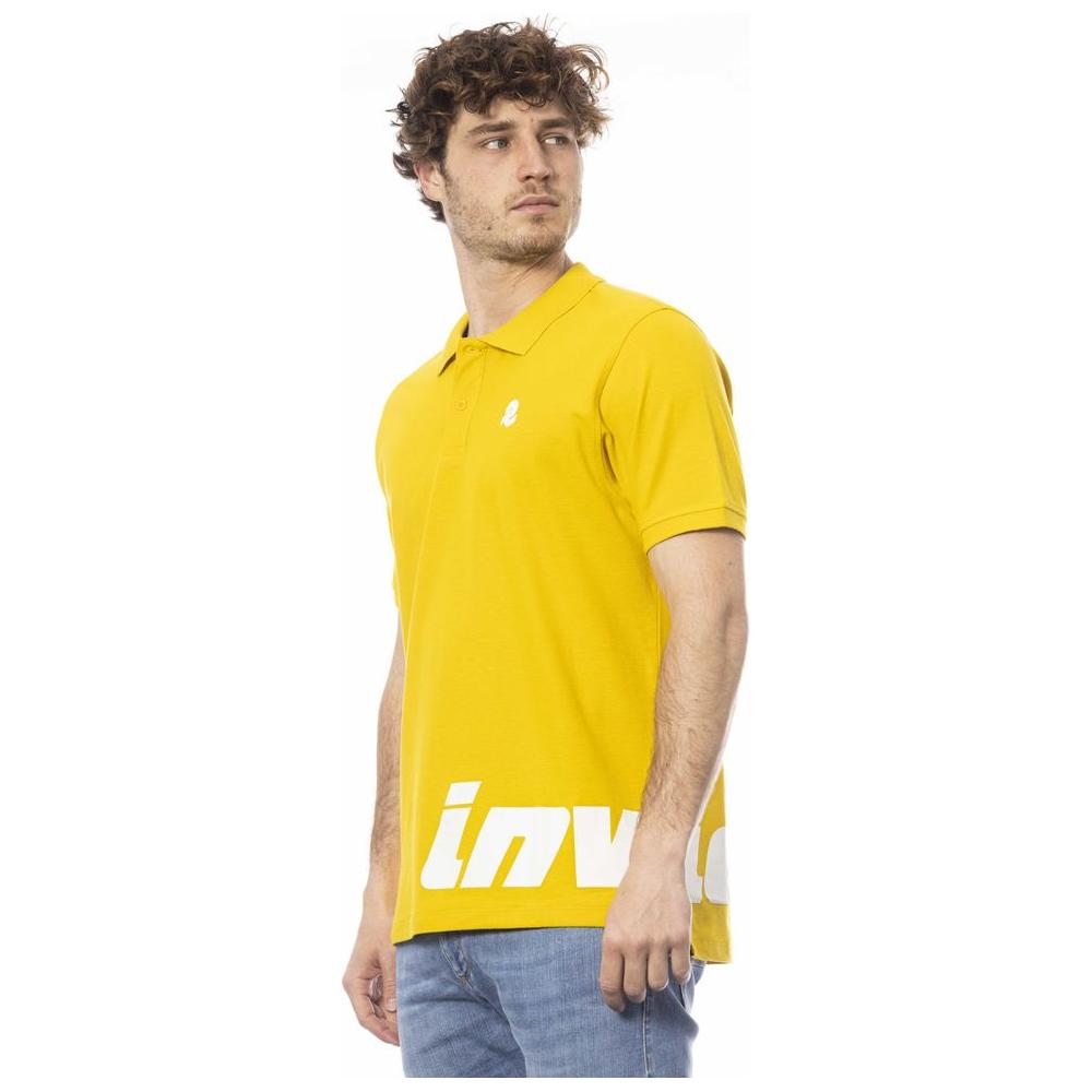 Invicta Yellow Cotton Men Polo Shirt Invicta