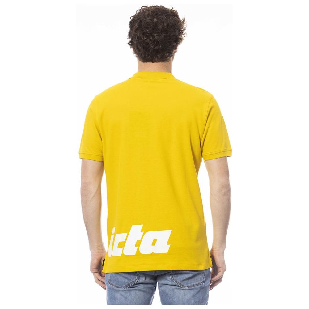 Invicta Yellow Cotton Men Polo Shirt Invicta