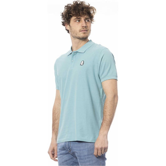 Invicta Light Blue Cotton Men Polo Shirt Invicta