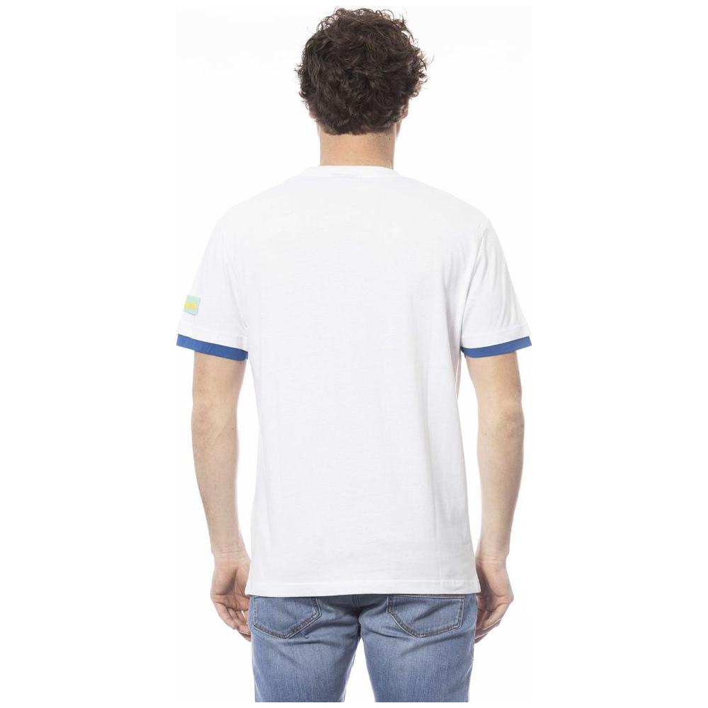 Invicta White Cotton Men T-Shirt Invicta