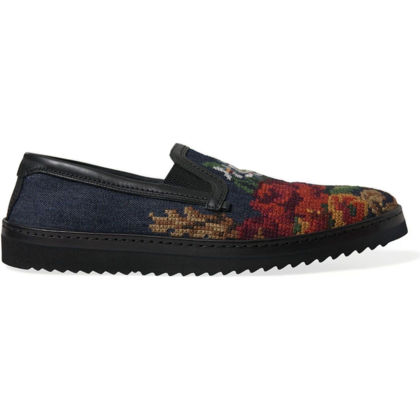 Dolce & Gabbana Elegant Multicolor Floral Loafers Dolce & Gabbana