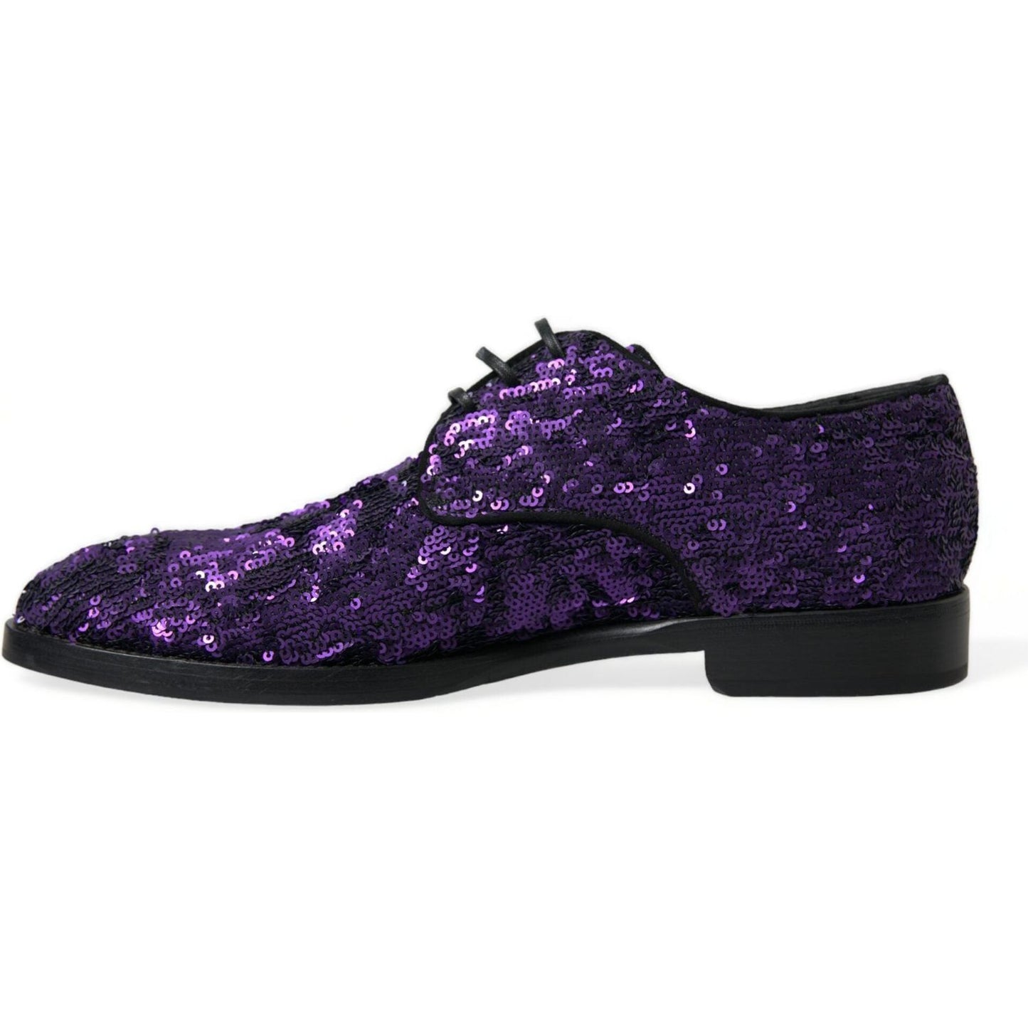 Dolce & Gabbana Elegant Sequined Oxford Dress Shoes Dolce & Gabbana