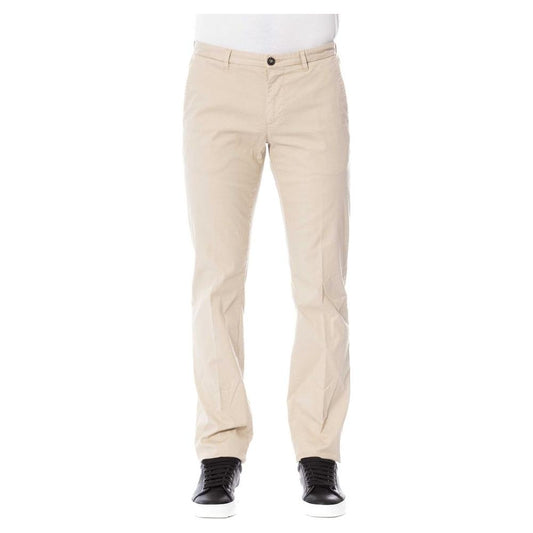 Trussardi Beige Cotton Men Pants