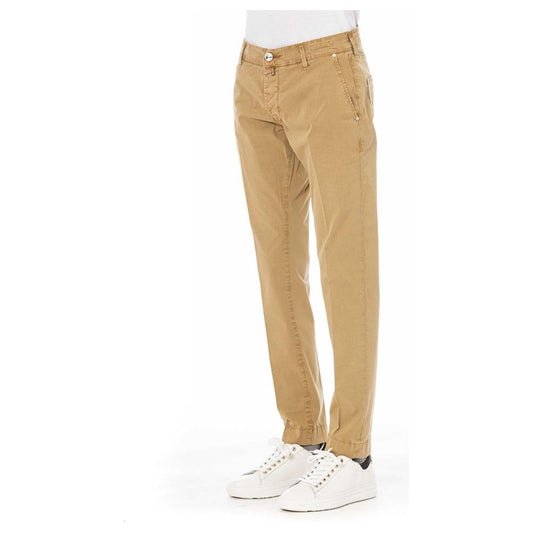 Jacob Cohen Beige Cotton Men Pants Jacob Cohen