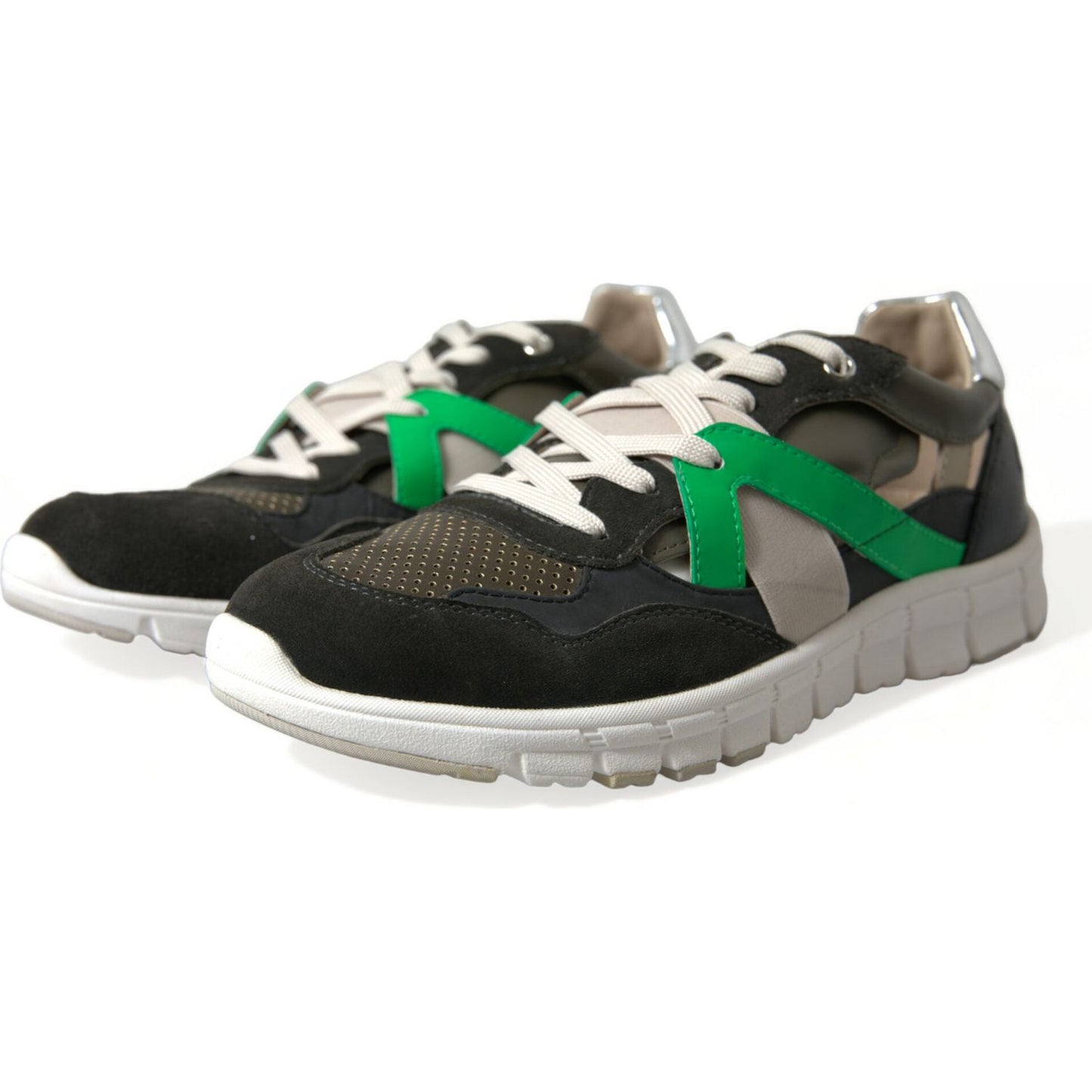 Dolce & Gabbana Exquisite Multicolor Low-Top Designer Sneakers Dolce & Gabbana