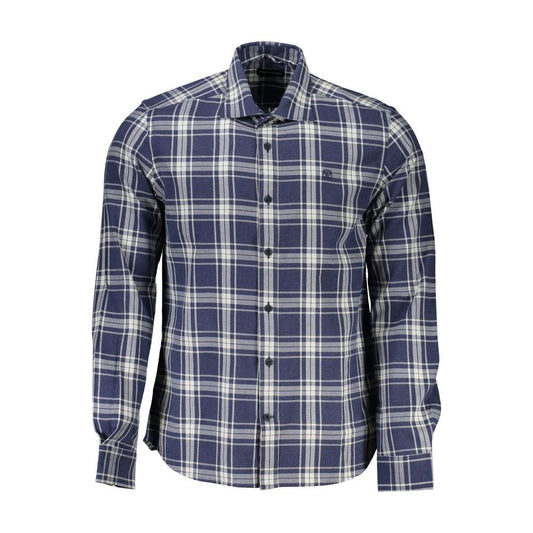 North Sails Blue Cotton Men Shirt North Sails