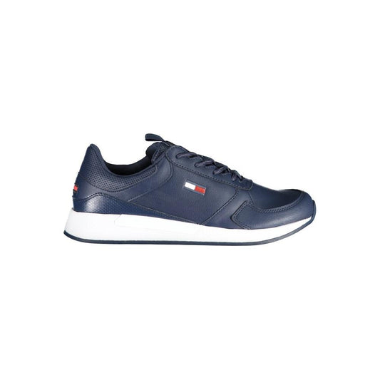 Tommy Hilfiger Blue Polyethylene Men Sneaker Tommy Hilfiger