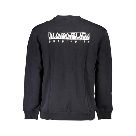 Napapijri Black Cotton Men Sweater Napapijri