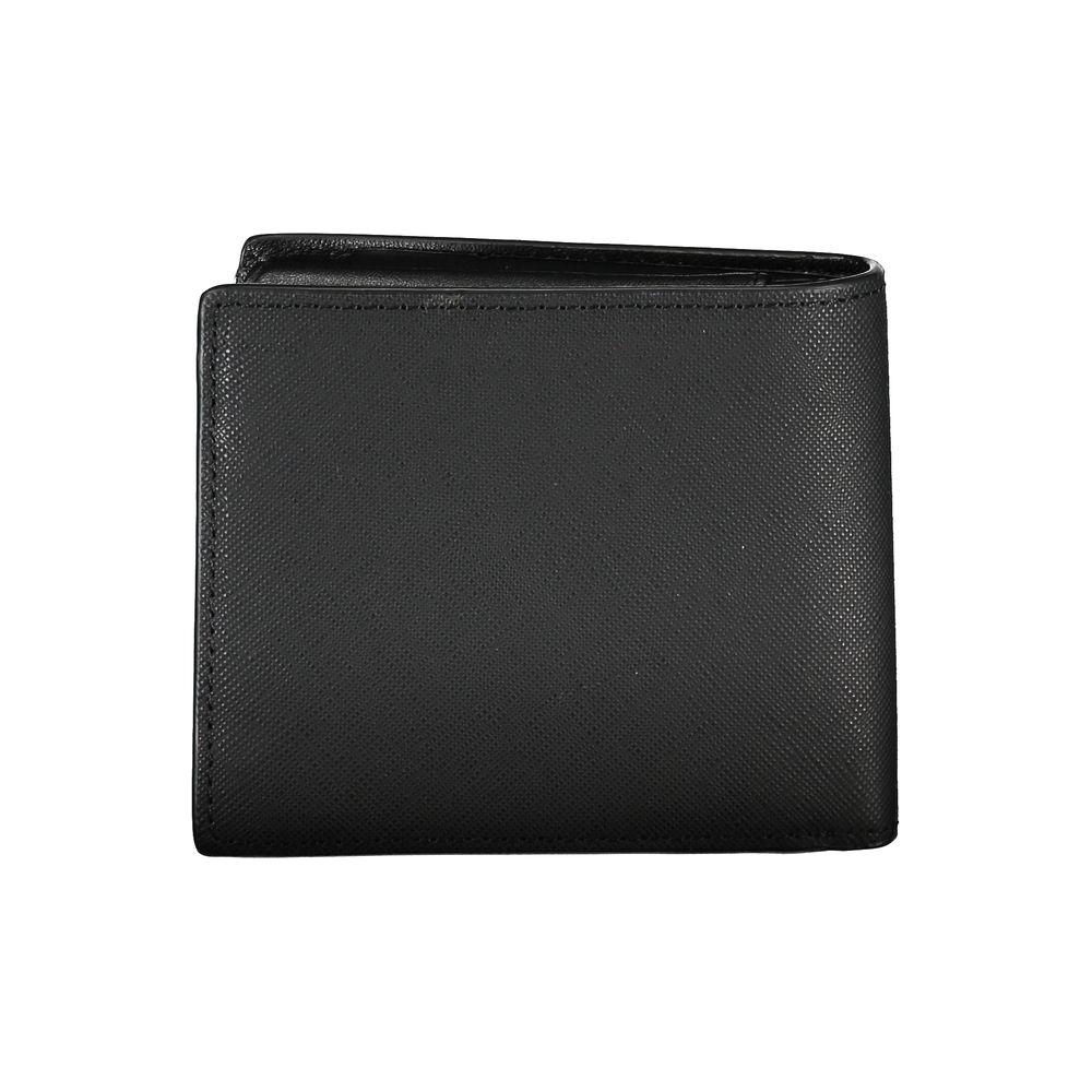 Tommy Hilfiger Black Leather Men Wallet Tommy Hilfiger