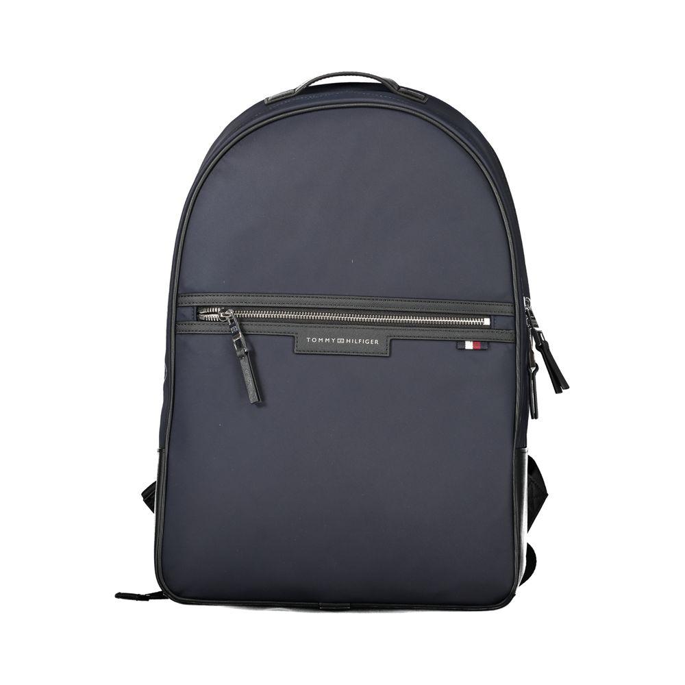 Tommy Hilfiger Blue Polyester Men Backpack Tommy Hilfiger