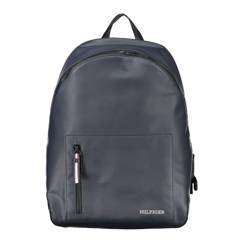 Tommy Hilfiger Blue Polyethylene Men Backpack Tommy Hilfiger