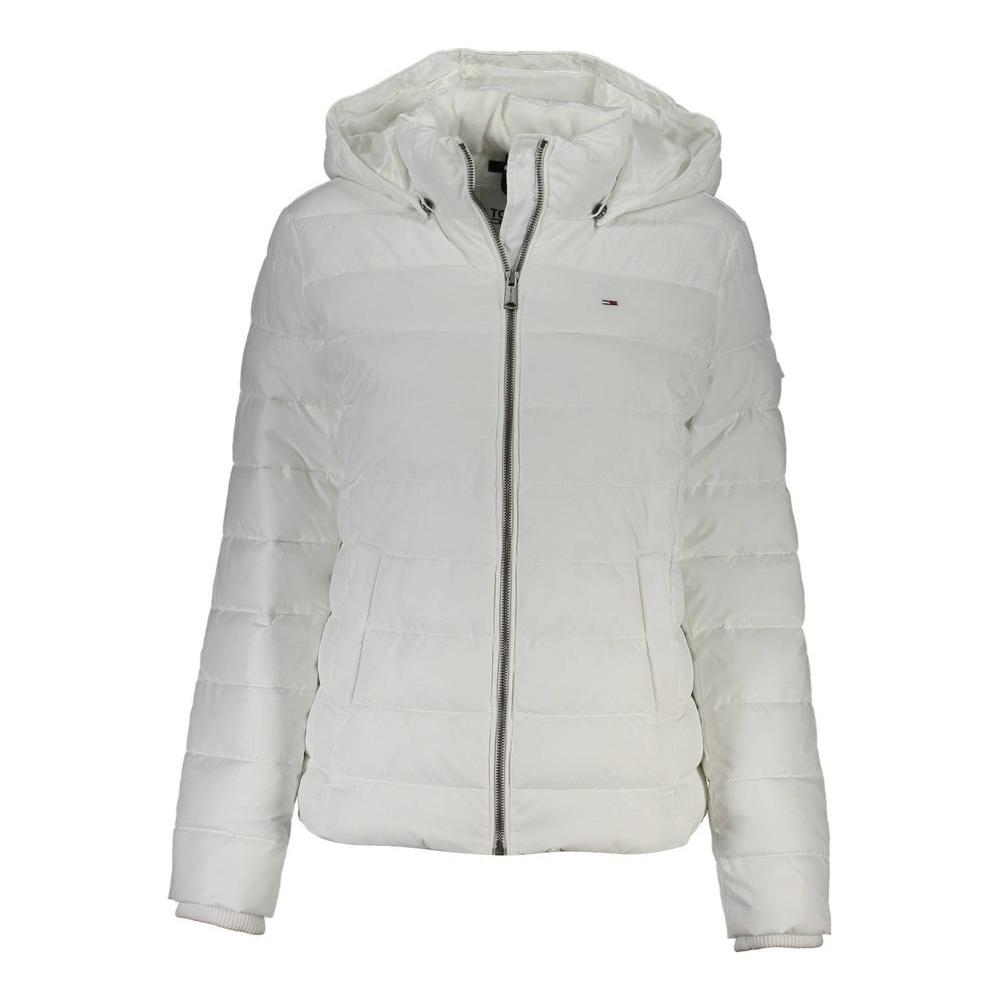 Tommy Hilfiger White Polyester Women Jacket Tommy Hilfiger