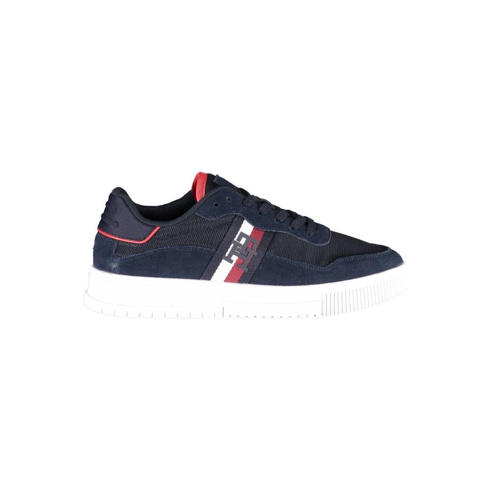 Tommy Hilfiger Blue Polyester Men Sneaker Tommy Hilfiger