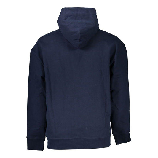 Tommy Hilfiger Eco-Conscious Blue Hooded Sweatshirt Tommy Hilfiger