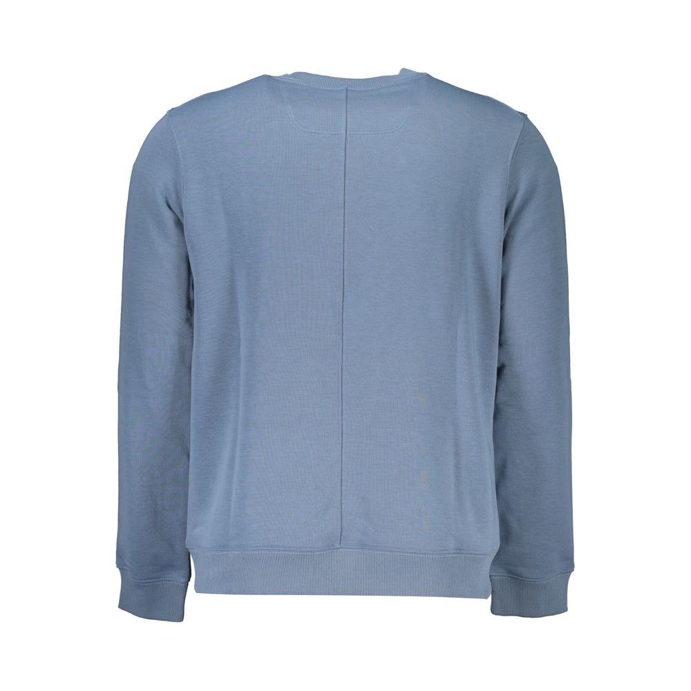 Calvin Klein Sleek Blue Crew Neck Sporty Sweatshirt Calvin Klein