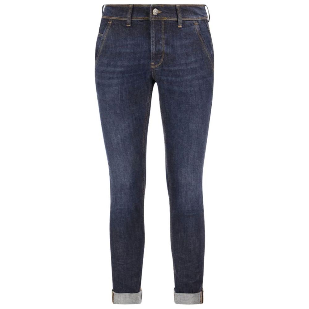 Dondup Sleek Skinny Fit Dark Blue Jeans Dondup