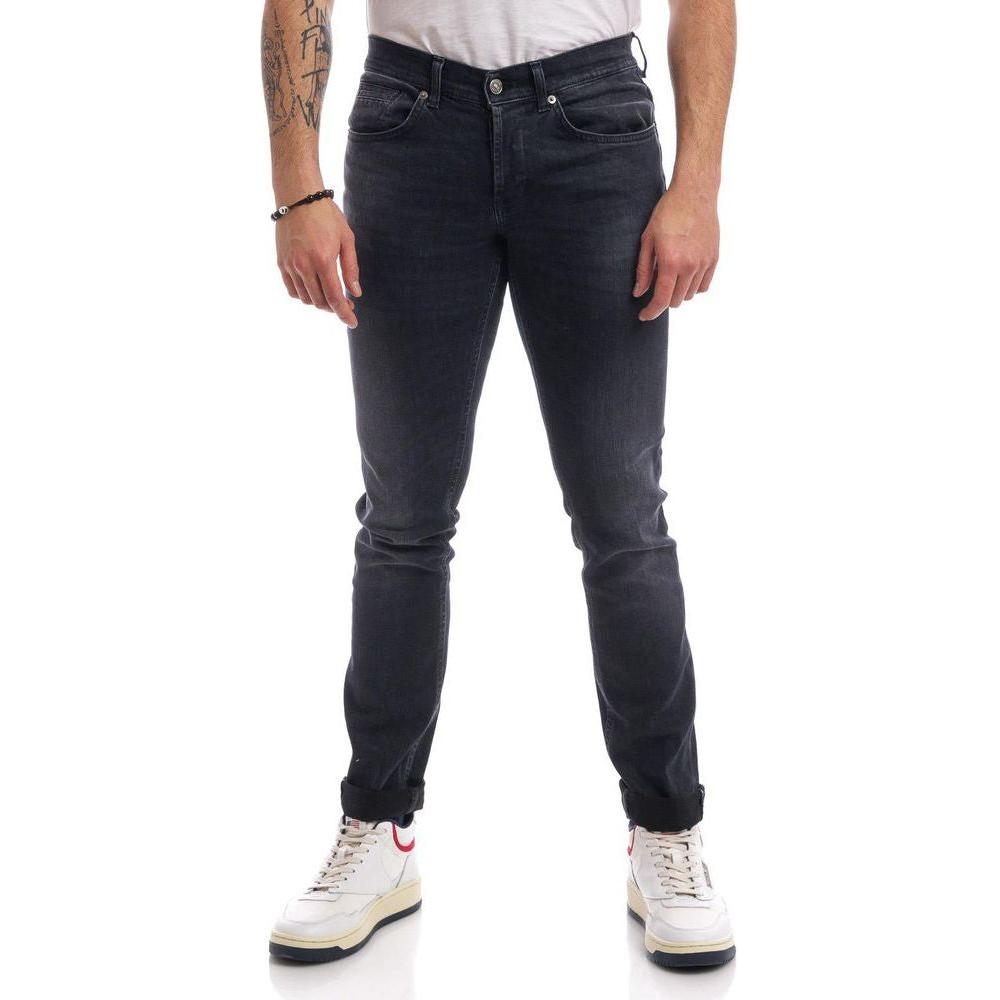 Dondup Elevated Black Stretch Jeans for Sophisticated Style Dondup