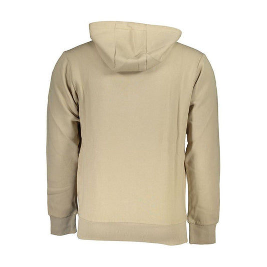 U.S. Grand Polo Chic Beige Hooded Zip Sweater U.S. Grand Polo