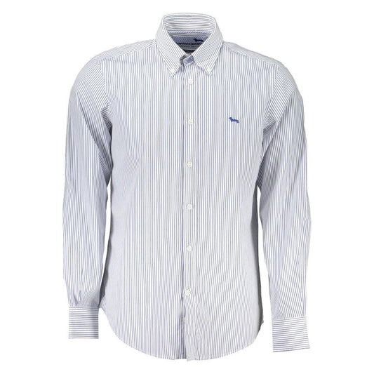 Harmont & Blaine Elegant Striped Button-Down Cotton Shirt Harmont & Blaine