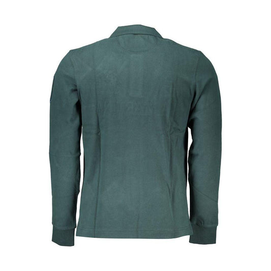 La Martina Classic Green Polo Shirt with Embroidery Detail La Martina