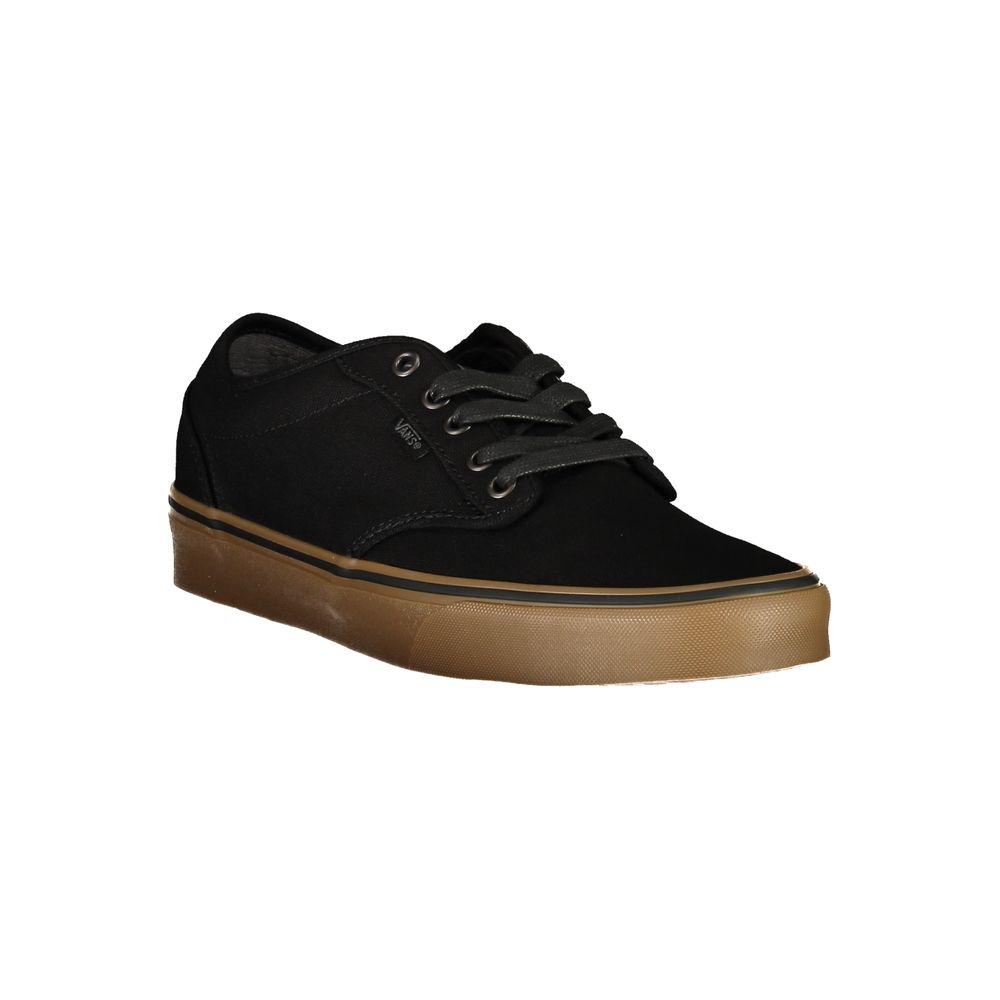 Vans Sleek Black Lace-Up Sports Sneakers Vans