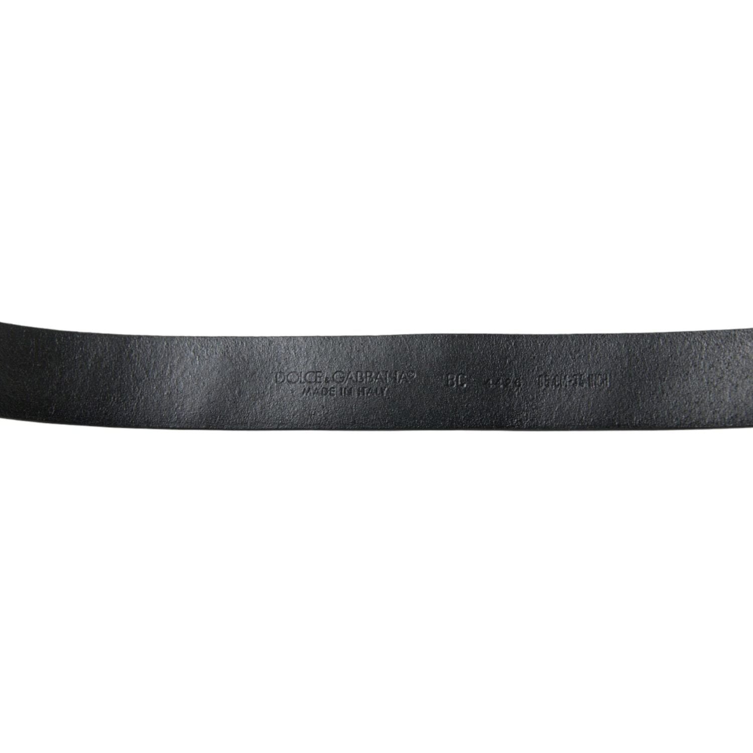 حزام خصر جلدي منقوش عليه شعار دولتشي آند غابانا