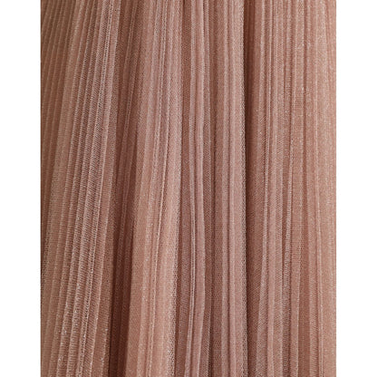 Dolce & Gabbana Light Lilac Pleated Lame Tulle One Shoulder Dress Dolce & Gabbana