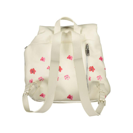 Desigual White Polyethylene Backpack Desigual