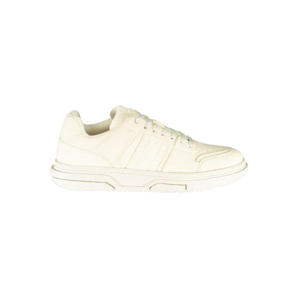 Tommy Hilfiger White Polyester Sneaker Tommy Hilfiger