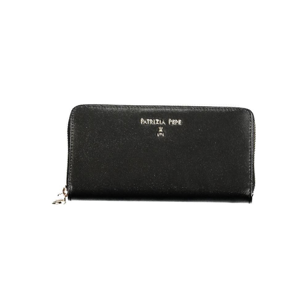 Patrizia Pepe Black Leather Wallet Patrizia Pepe