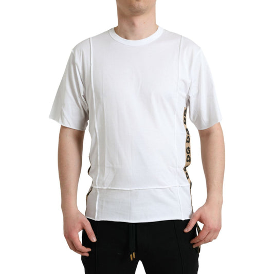 Dolce & Gabbana White Logo Crew Neck Short Sleeves T-shirt Dolce & Gabbana