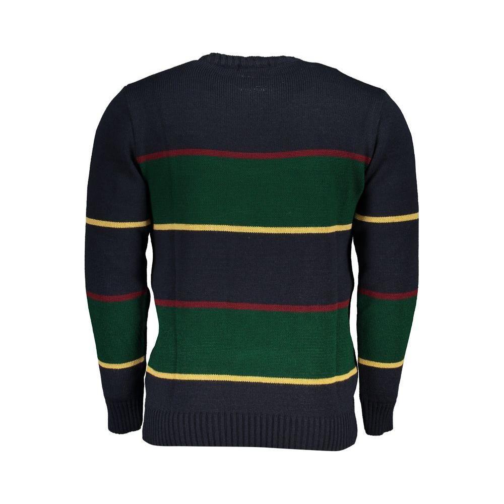 U.S. Grand Polo Blue Fabric Sweater U.S. Grand Polo