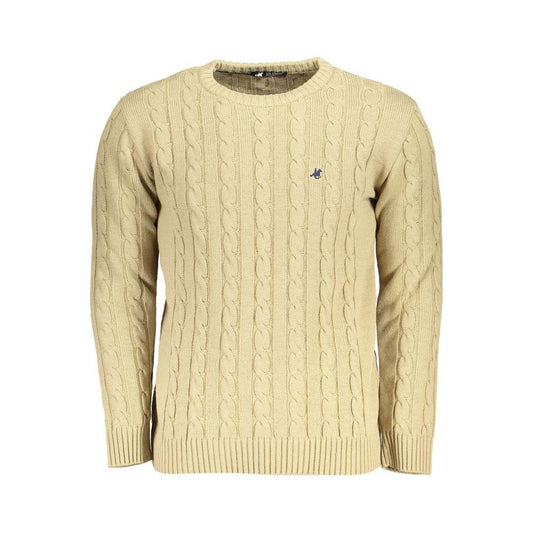 U.S. Grand Polo Beige Fabric Sweater U.S. Grand Polo