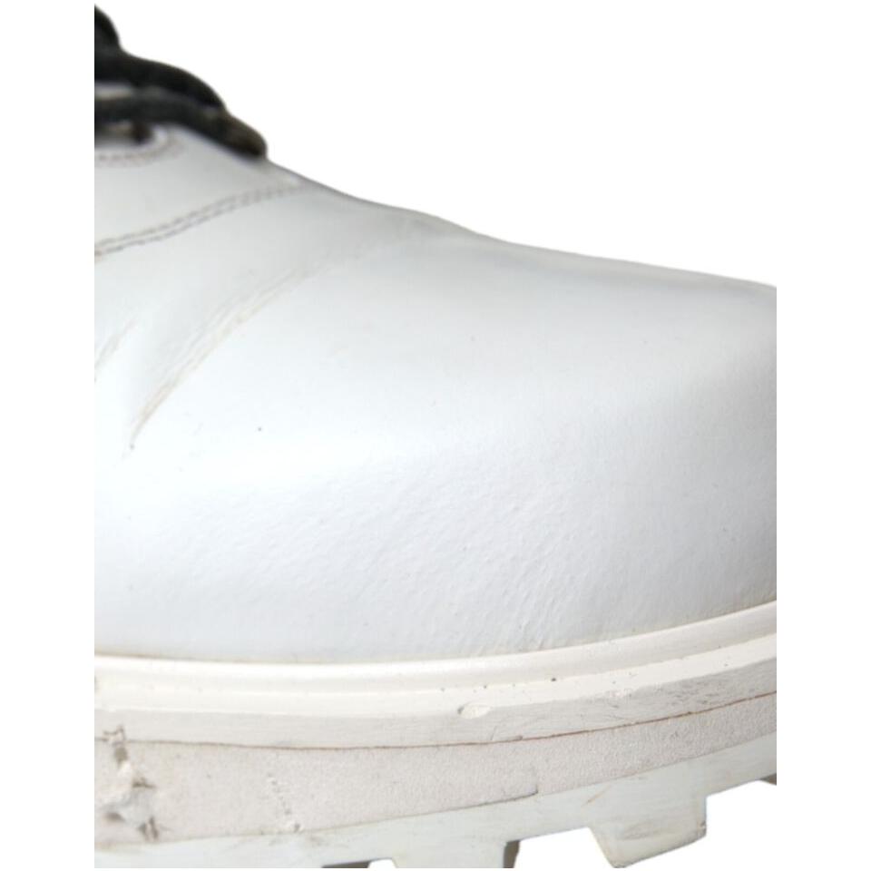 Dolce & Gabbana Pristine White Italian Ankle Boots Dolce & Gabbana