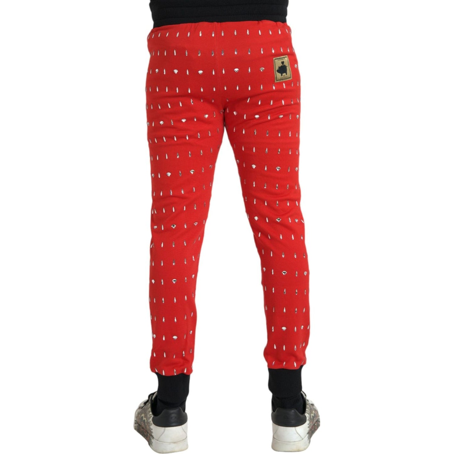 Dolce & Gabbana Red Year Of The Pig Jogger Sweatpants Pants Dolce & Gabbana