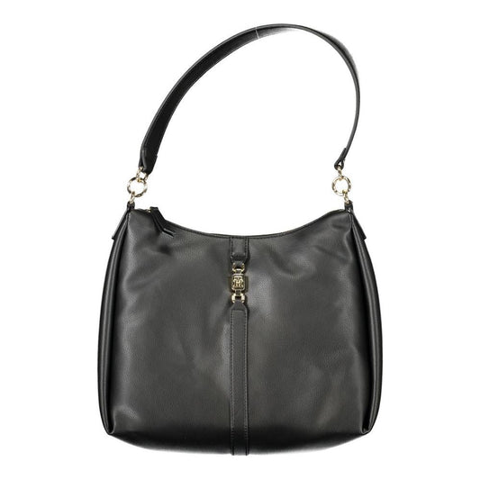 Tommy Hilfiger Black Polyester Handbag Tommy Hilfiger