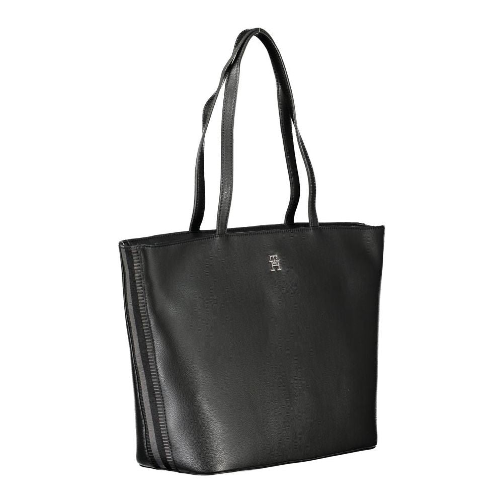 Tommy Hilfiger Black Polyester Handbag Tommy Hilfiger