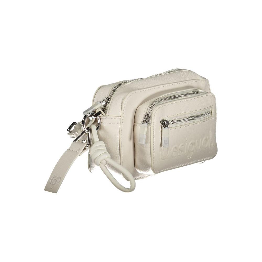 Desigual White Polyethylene Handbag Desigual