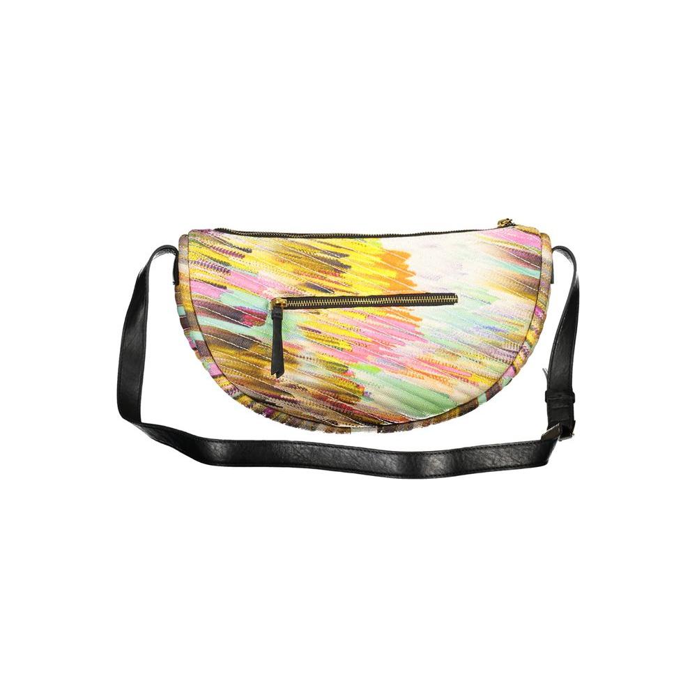 Desigual Yellow Polyester Handbag Desigual