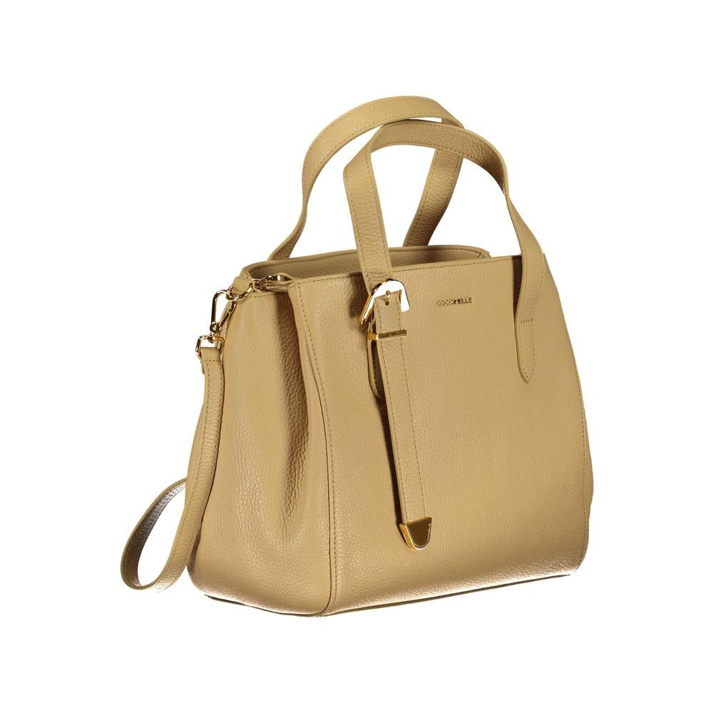 Coccinelle Beige Leather Handbag Coccinelle