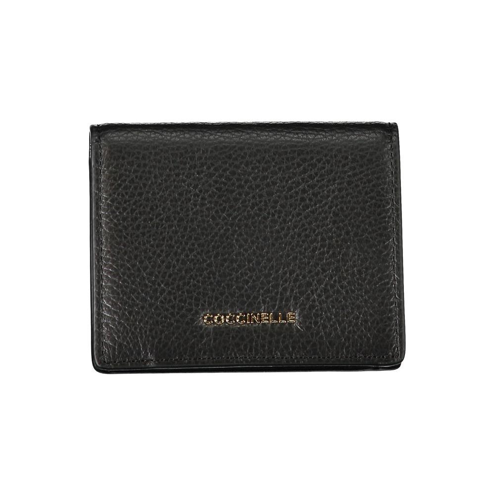 Coccinelle Black Leather Wallet Coccinelle