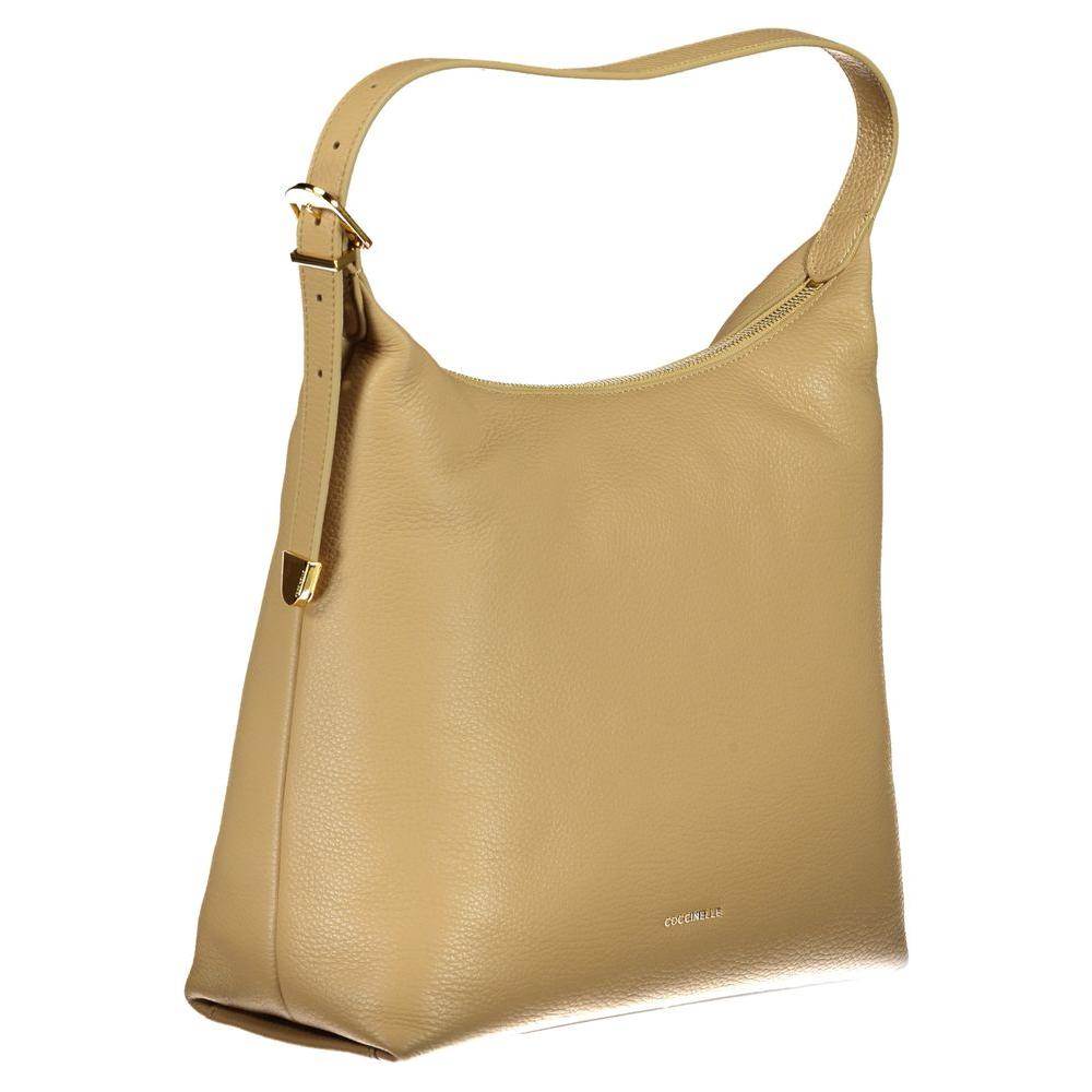 Coccinelle Beige Leather Handbag Coccinelle