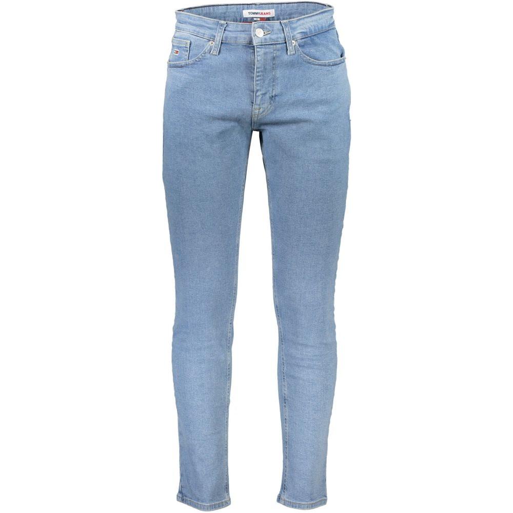 Tommy Hilfiger Light Blue Cotton Jeans & Pant Tommy Hilfiger