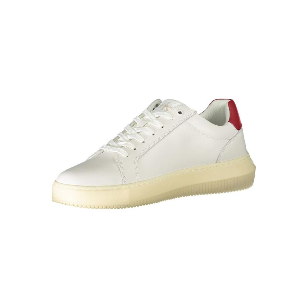 Calvin Klein White Polyester Sneaker Calvin Klein