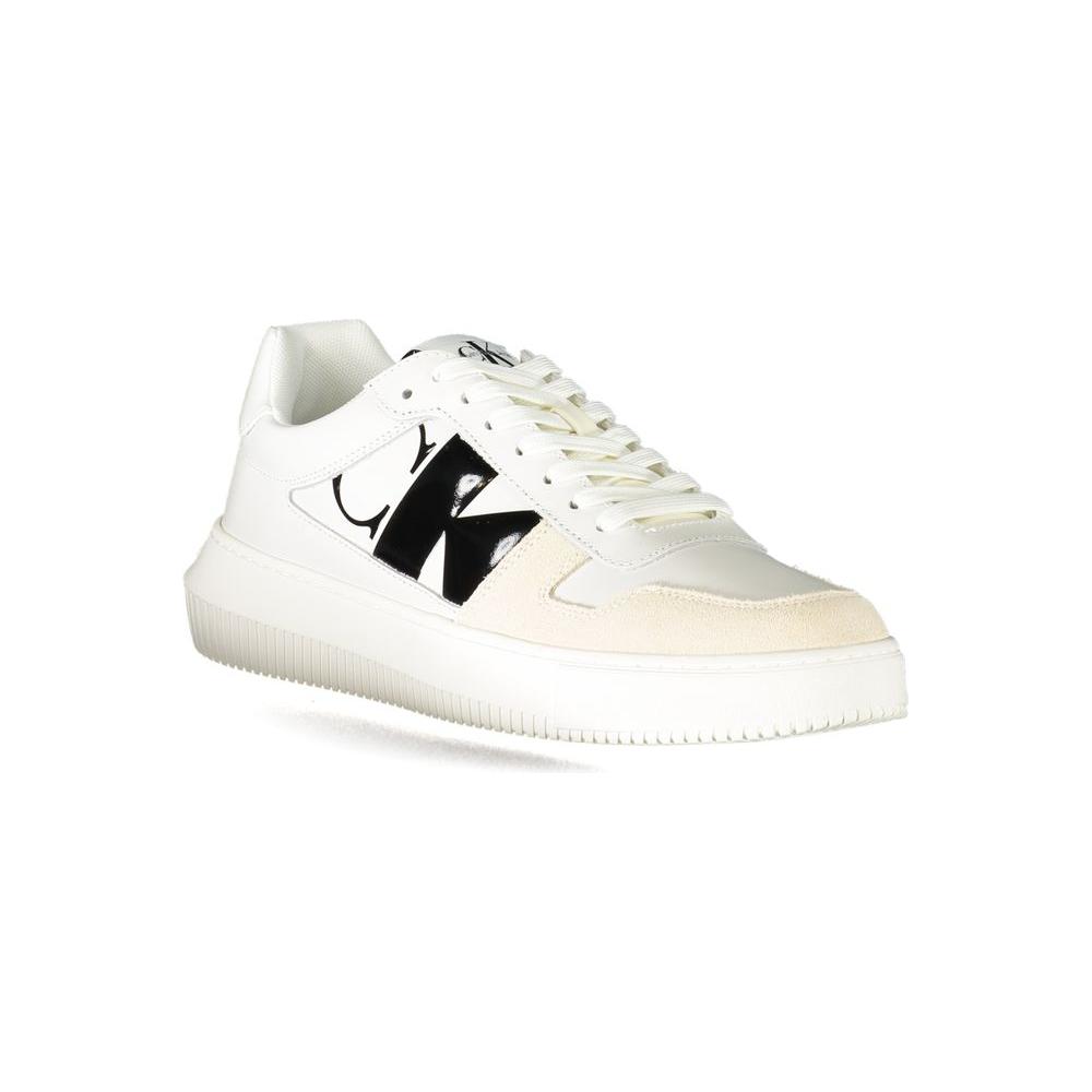 Calvin Klein White Polyester Sneaker Calvin Klein